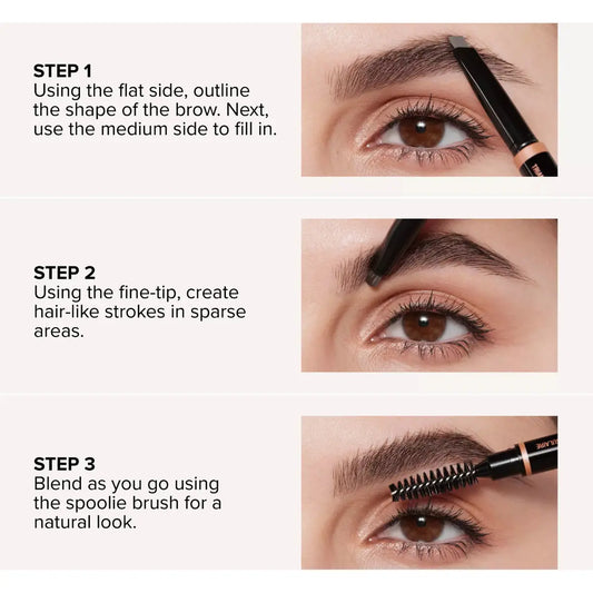 Anastasia Beverly Hills Brow Definer – trekantig ögonbrynspenna med spoolie