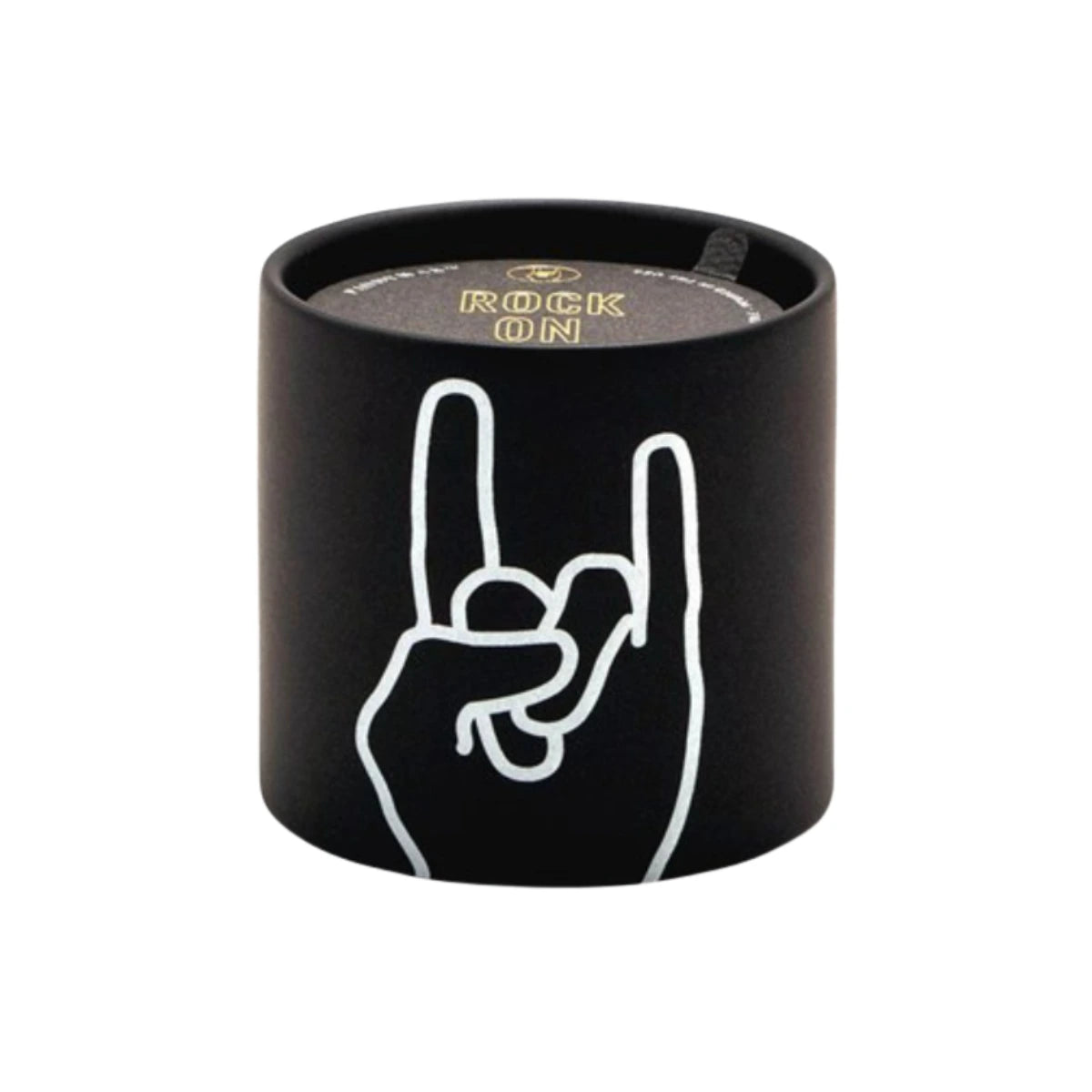 Doftljus Rock On Leather & Oakmoss Matt Svart 163 g