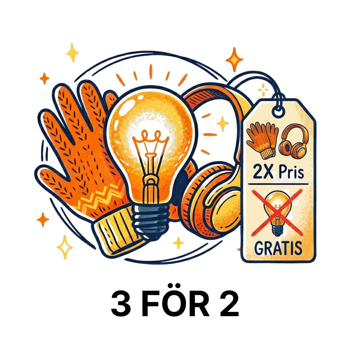 3 för 2