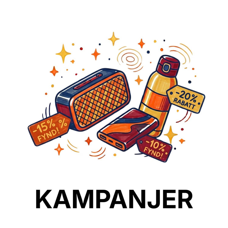 Kampanjer och erbjudanden hos Fyndmaxa — 3 för 2 och 4 för 3 märkesvaror till outletpris fynd