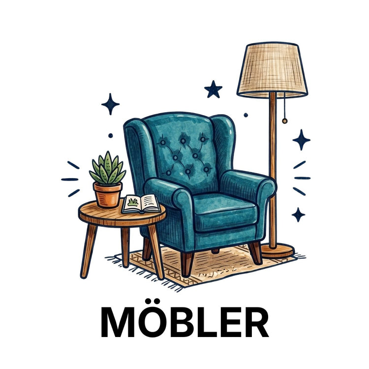 Möbler och inredning till outletpris hos Fyndmaxa — designmöbler, soffbord och hyllor fynd outlet