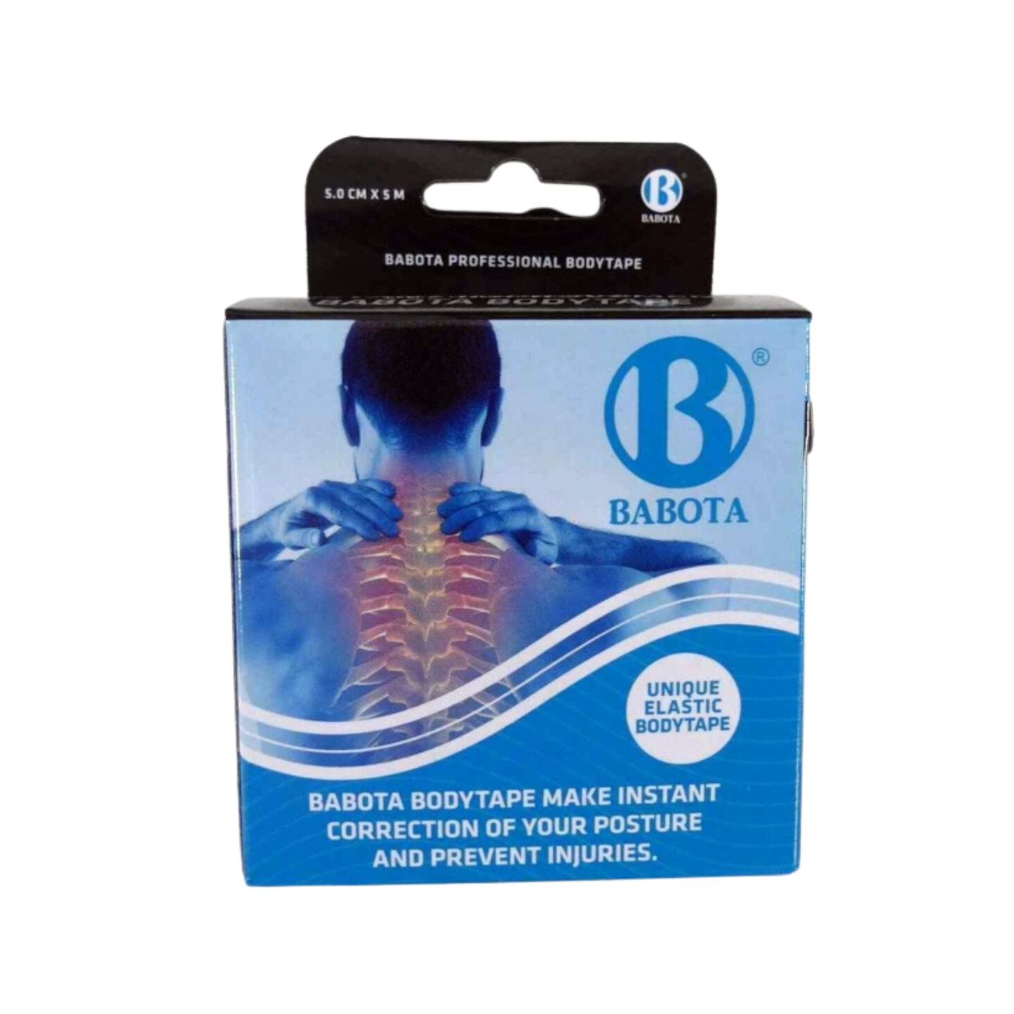 Kroppstejp 5 cm × 5 m för löpning och golf