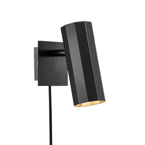 Vägglampa Alanis Svart 