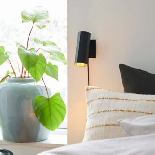 Vägglampa Alanis Svart 