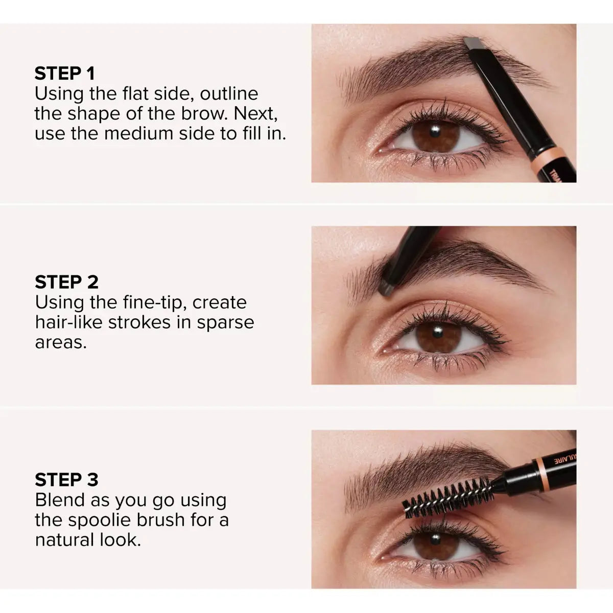 Anastasia Beverly Hills Brow Definer – trekantig ögonbrynspenna med spoolie