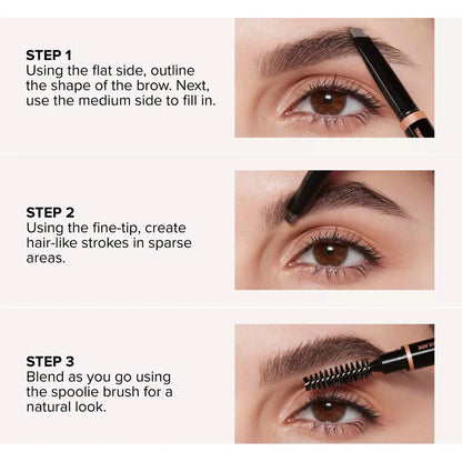 Anastasia Beverly Hills Brow Definer – trekantig ögonbrynspenna med spoolie