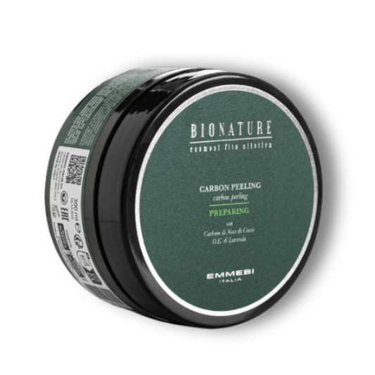 Bionature Carbon Peeling i grön burk från Emmebi Italia
