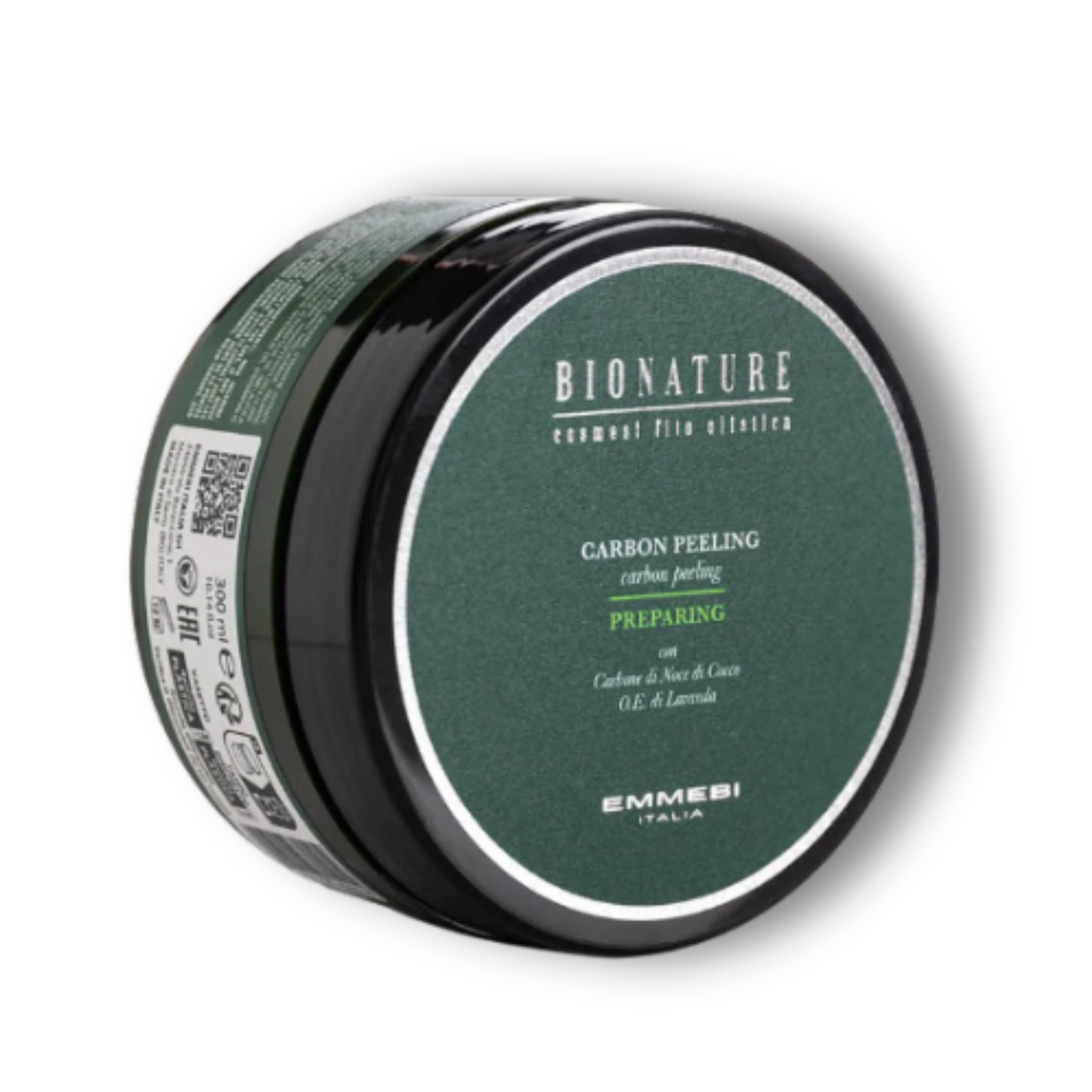 Bionature Carbon Peeling mot Mjäll och Talg från Emmepi Italia