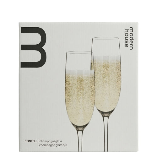 Sontell Champagneglas i originalförpackning från Modern House