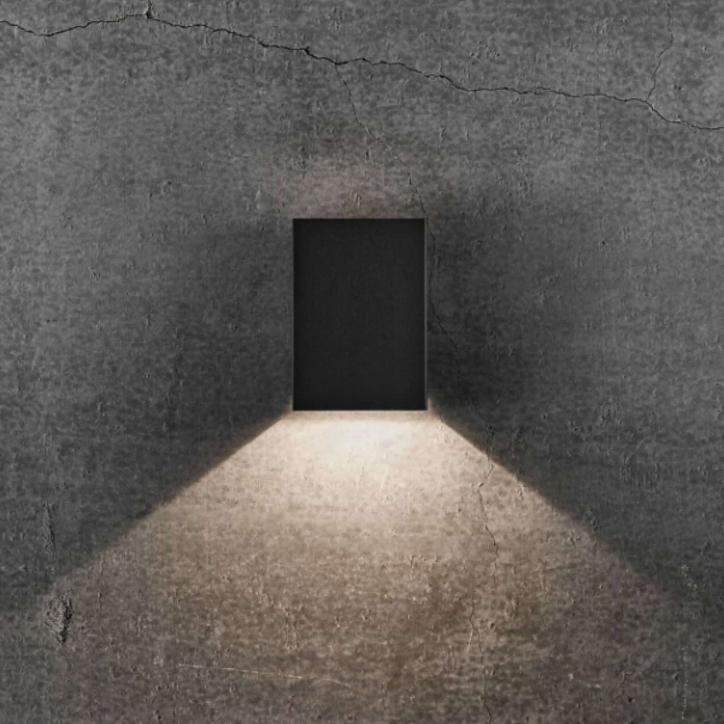 Utomhusvägglampa Fold 10 Svart 