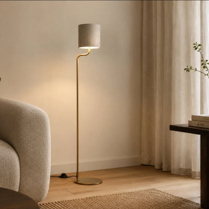 Frandsen FM golvlampa i mässing – vy 2
