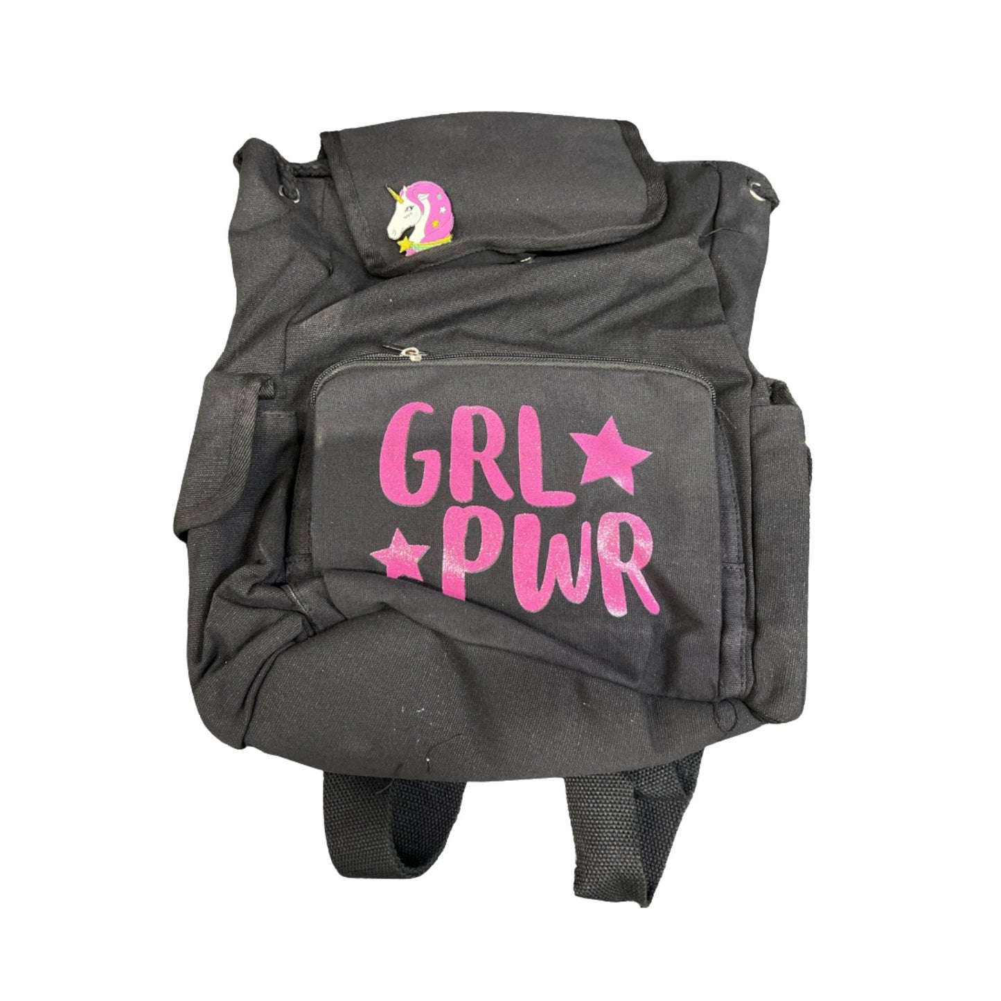 Ryggsäck GRL PWR med löstagbar enhörning