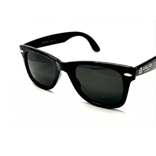 Solglasögon wayfarer svart med UV400-skydd från Galio