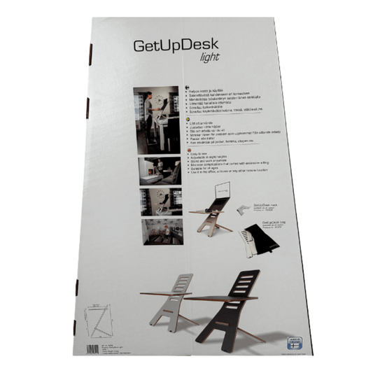 GetUpDesk Light Ståbordskonverterare 8 valbara höjder