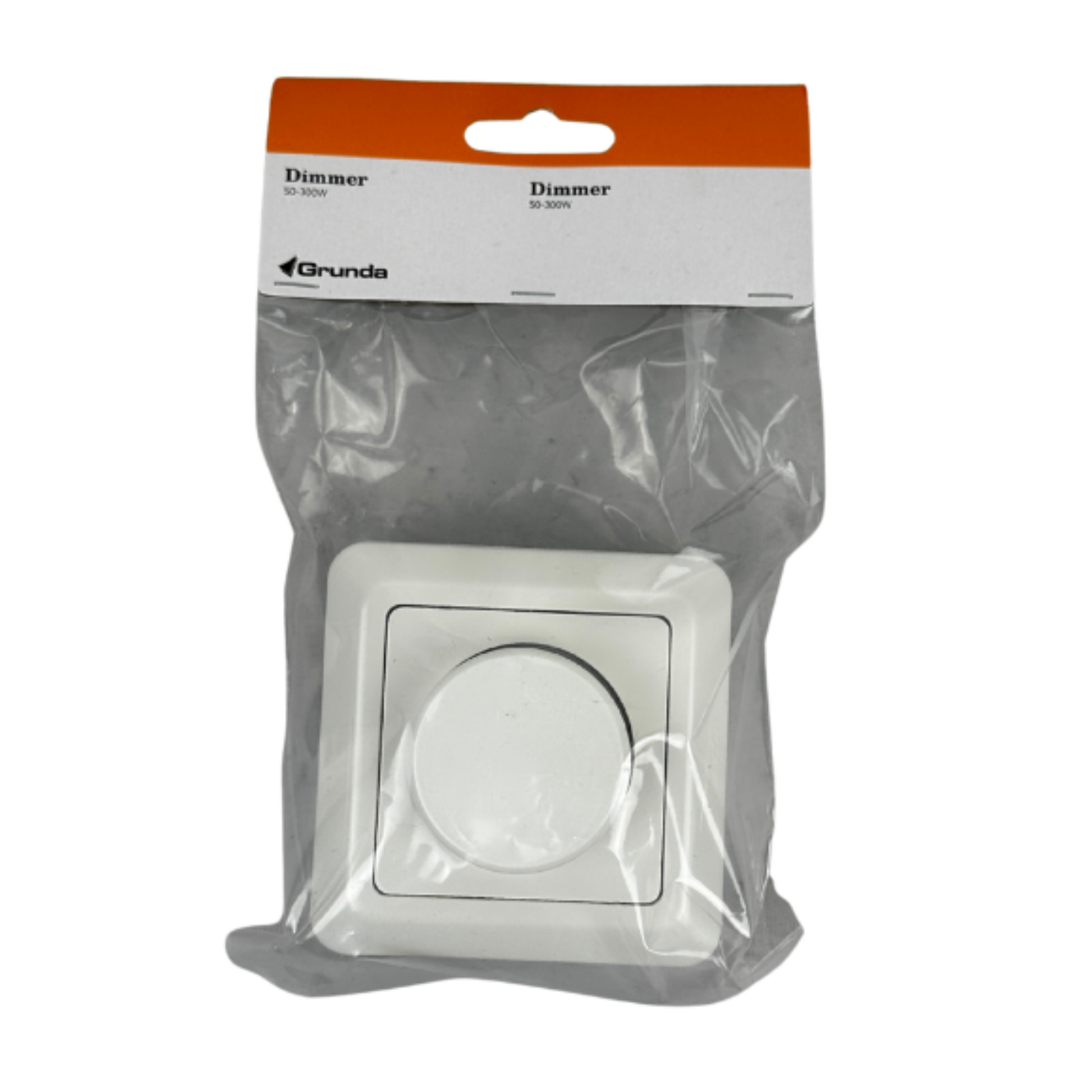 Dimmer 1 pol utanpåliggande 50–300 W från Grunda