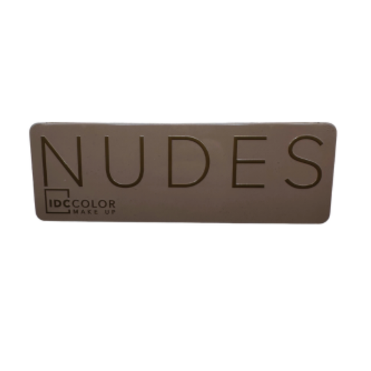 Nudes Ögonskugga Palett id color med 12 olika matta & skimrande nyanser. Krämig formula som inte lägger sig i veck.