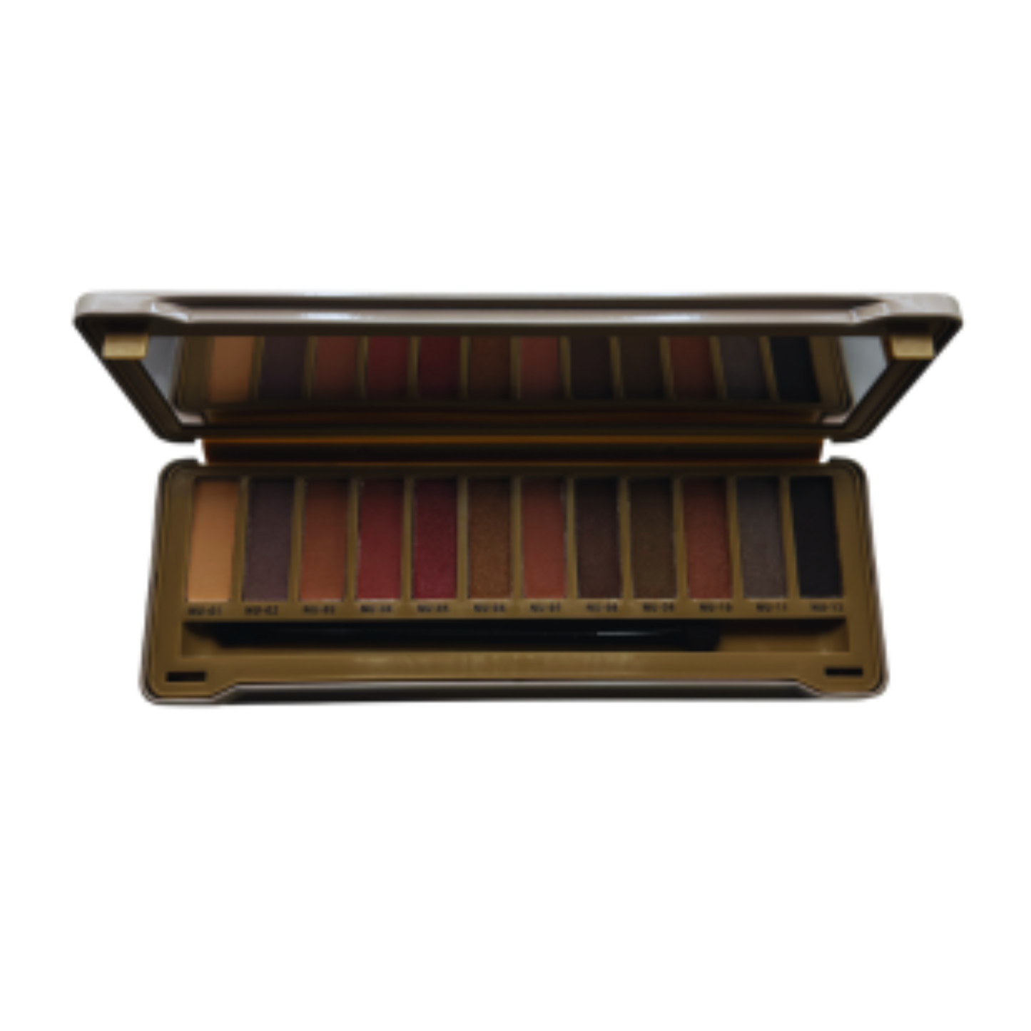 Nudes Ögonskugga Palett id color med 12 olika matta & skimrande nyanser. Krämig formula som inte lägger sig i veck.