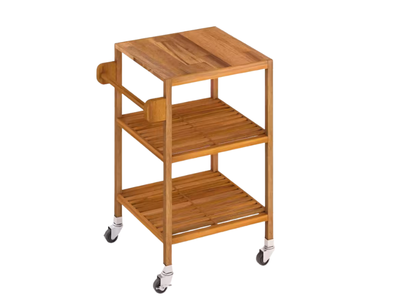 Serveringsvagn Holger Golden Teak QUATTRO från Interbuild