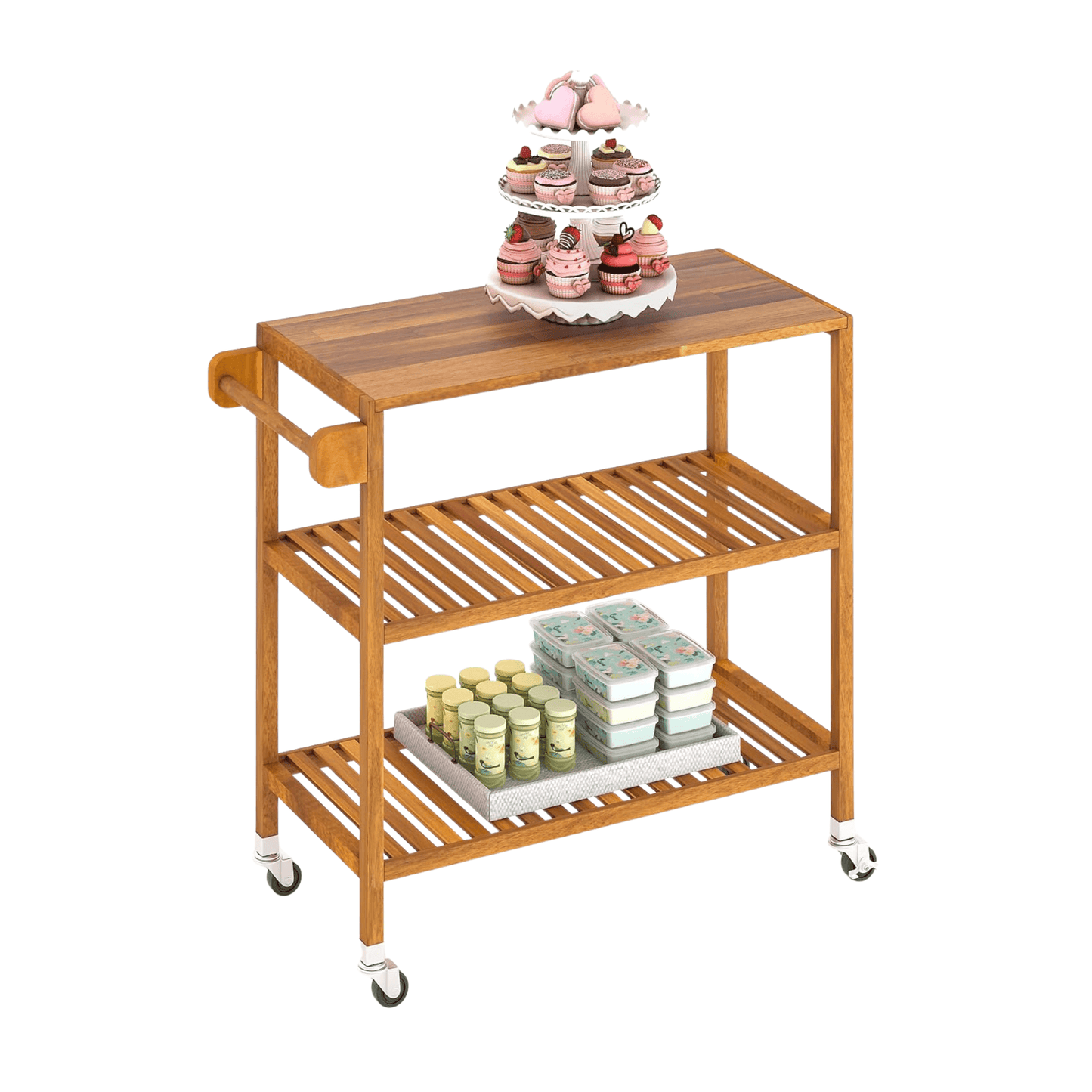 Köksvagn Holger TURBO Golden Teak från Interbuild