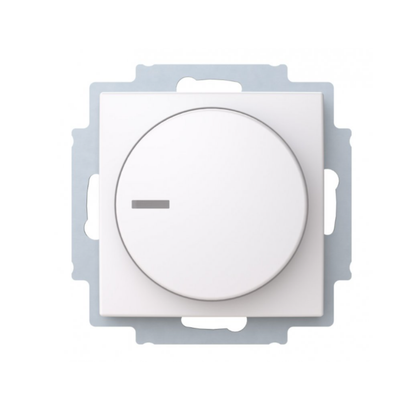 LED-universaldimmer SAGA i vitt från ABB