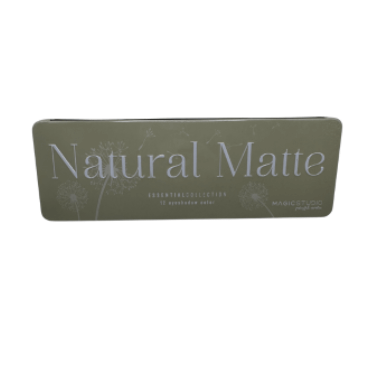 Natural Matte Ögonskugga i grön plåtförpackning från Magic studio