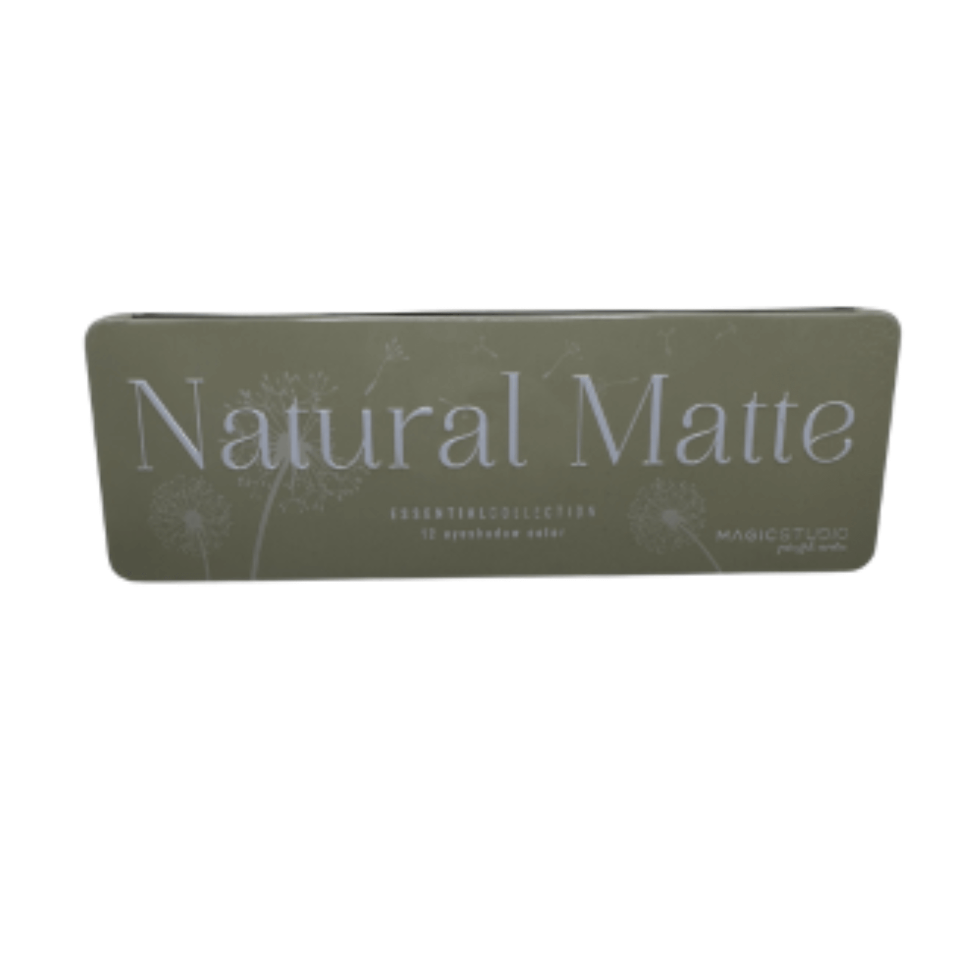 Natural Matte Ögonskugga i grön plåtförpackning från Magic studio