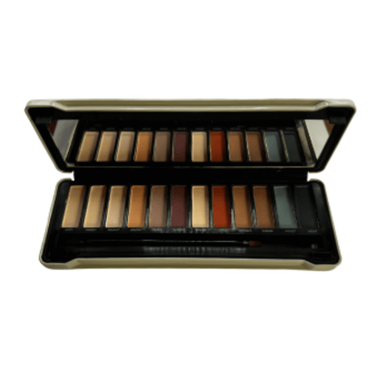 Natural Matte Ögonskugga palett med spegel och borste