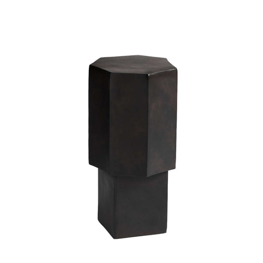 NORR11 Quartz sidobord Ø26 cm i färgen Earth – fiberarmerad betong
