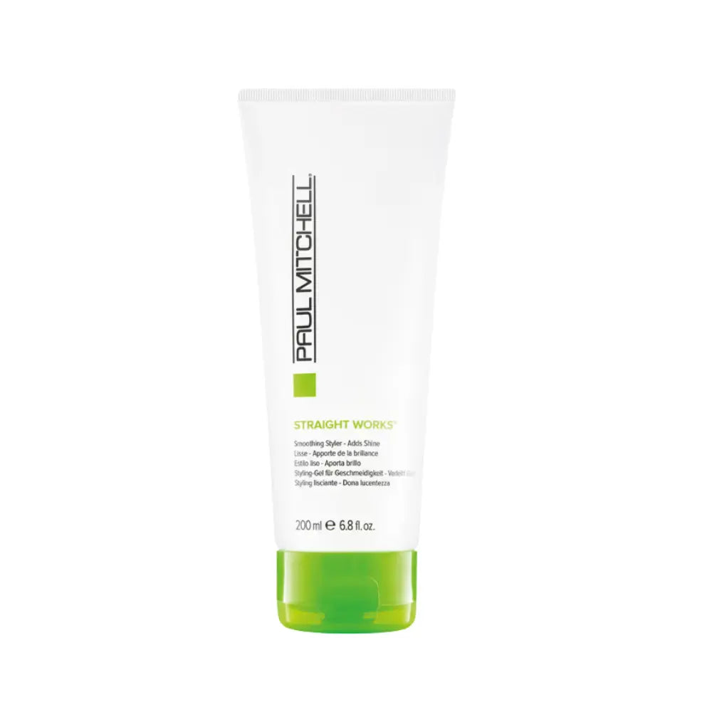 Stylinggel Straight Works i vit tub från Paul Mitchell
