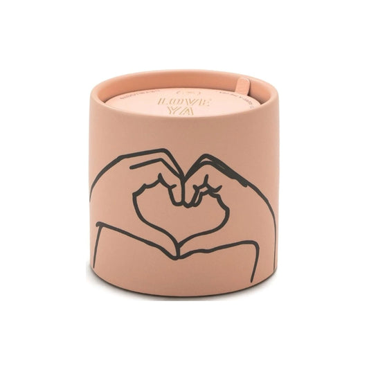 Doftljus Love Ya Tobacco & Vanilla Ljus Rosa 163 g