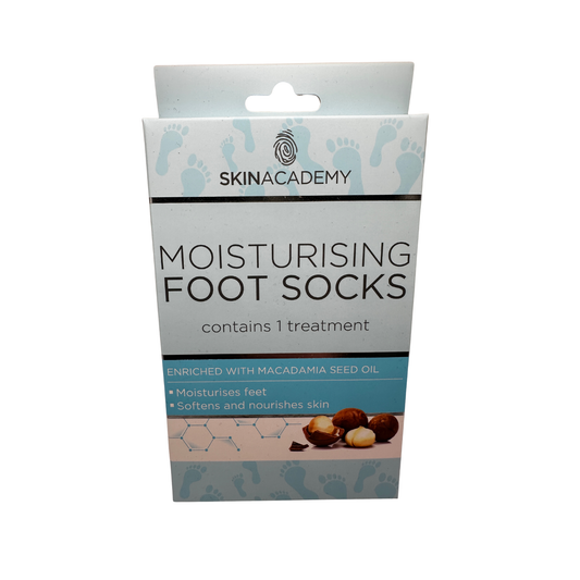 Återfuktande strumpor med macadamianöt 1 par återfuktar förhårdnader och sprickor