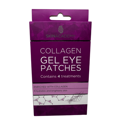 Collagen Gel Eye Patches i lila förpackning från Skin Academy