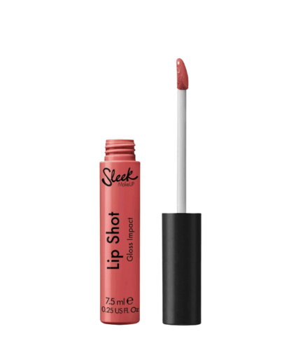 Lip gloss lip i rosa med applikator från Sleek