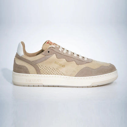 BAFARAD handgjord mockasneaker i beige, sidovy