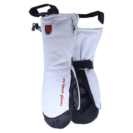 Pinnacle Skidvante i Premium Läder från Soft Touch Vitt