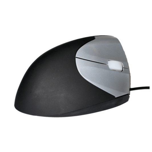 Ergo Line Datormus SRM Minicute Sladd USB svart silver vertikal 3200 DPI