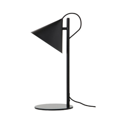 Frandsen Benjamin Bordlampa 47cm svart konisk skarm