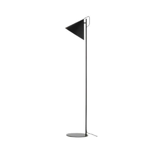 Frandsen Benjamin Golvlampa 141cm svart konisk skarm