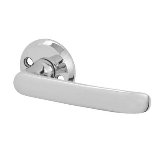 HVID Innerdorrhandtag Yrsa Krom blankt komplett set rosett nyckelskylt 38-48mm
