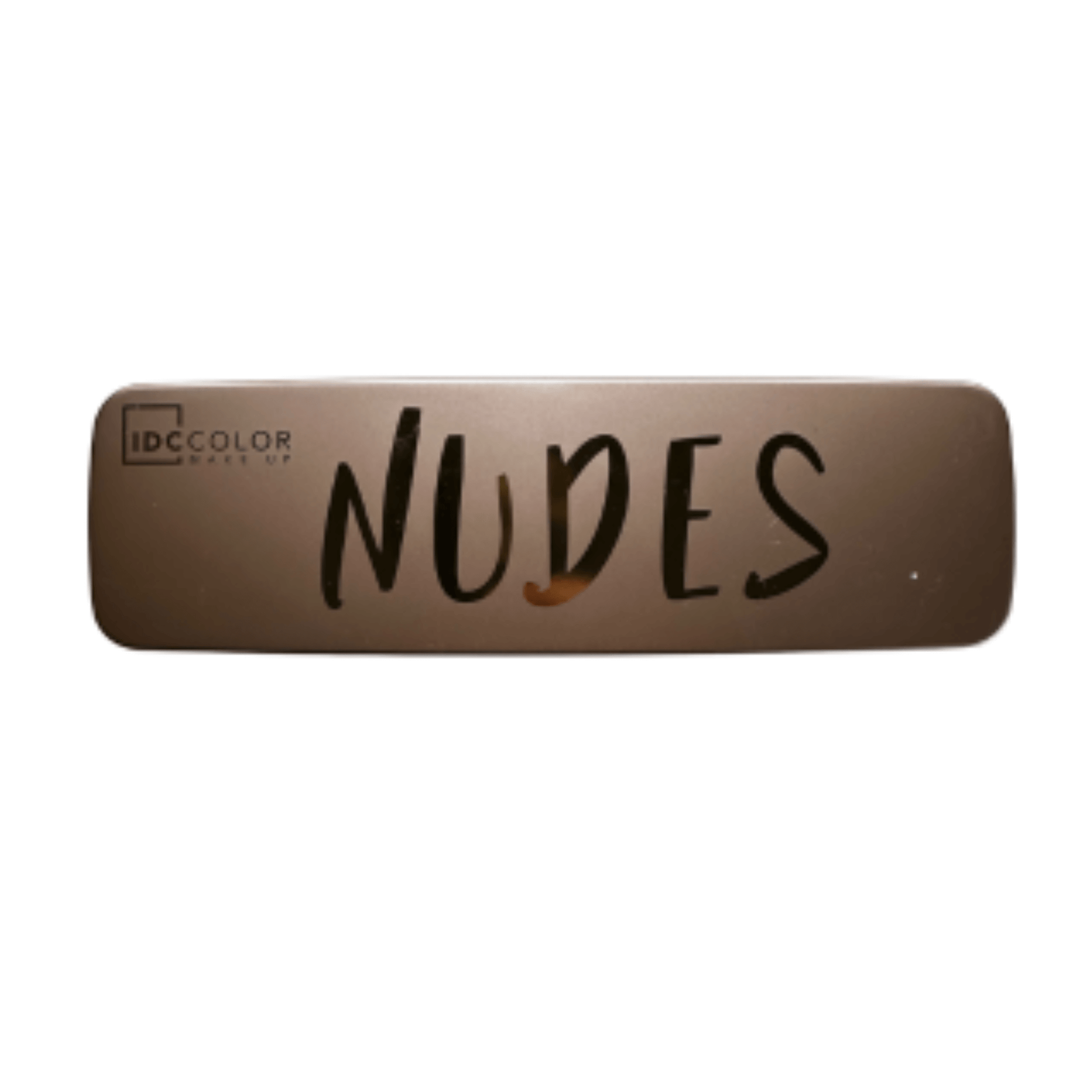 ID Color Nudes Tin Ogonskugga Palett 8 farger brun metallask med spegel