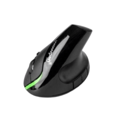 Kenson Staende mus Wow-Pen Joy 2 Tradlos svart gron detalj, 6 knappar DPI
