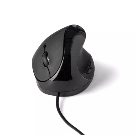 Kenson Vertical Mouse COMFI II Sladd svart avlastar handled underarm 6 knappar