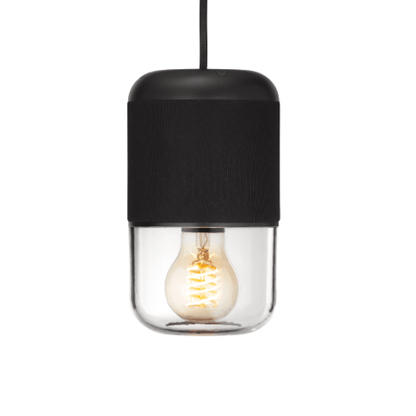 Lemus Pendel Life Black svart glaskupa Bluetooth-hogtalare