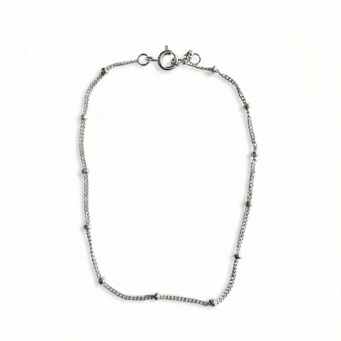 Maanesten Nala Armband 925 sterlingsilver sma kulor justerbar 16,5-18cm