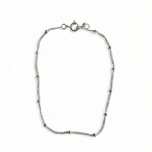 Maanesten Nala Armband 925 sterlingsilver sma kulor justerbar 16,5-18cm