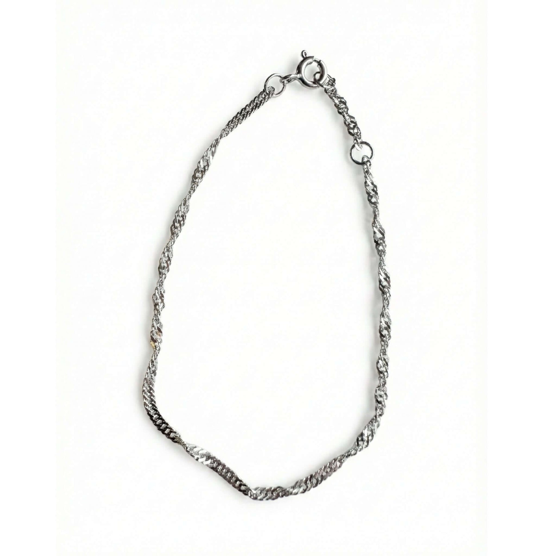 Maanesten Sigrid Armband 925 sterlingsilver tvinnad kedja one size 16-17,5cm
