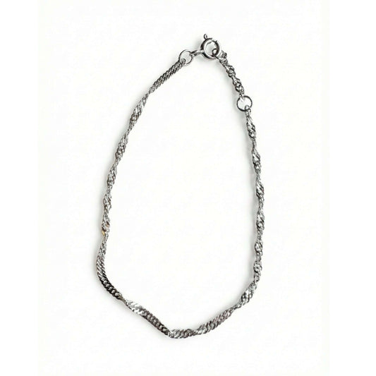 Maanesten Sigrid Armband 925 sterlingsilver tvinnad kedja one size 16-17,5cm