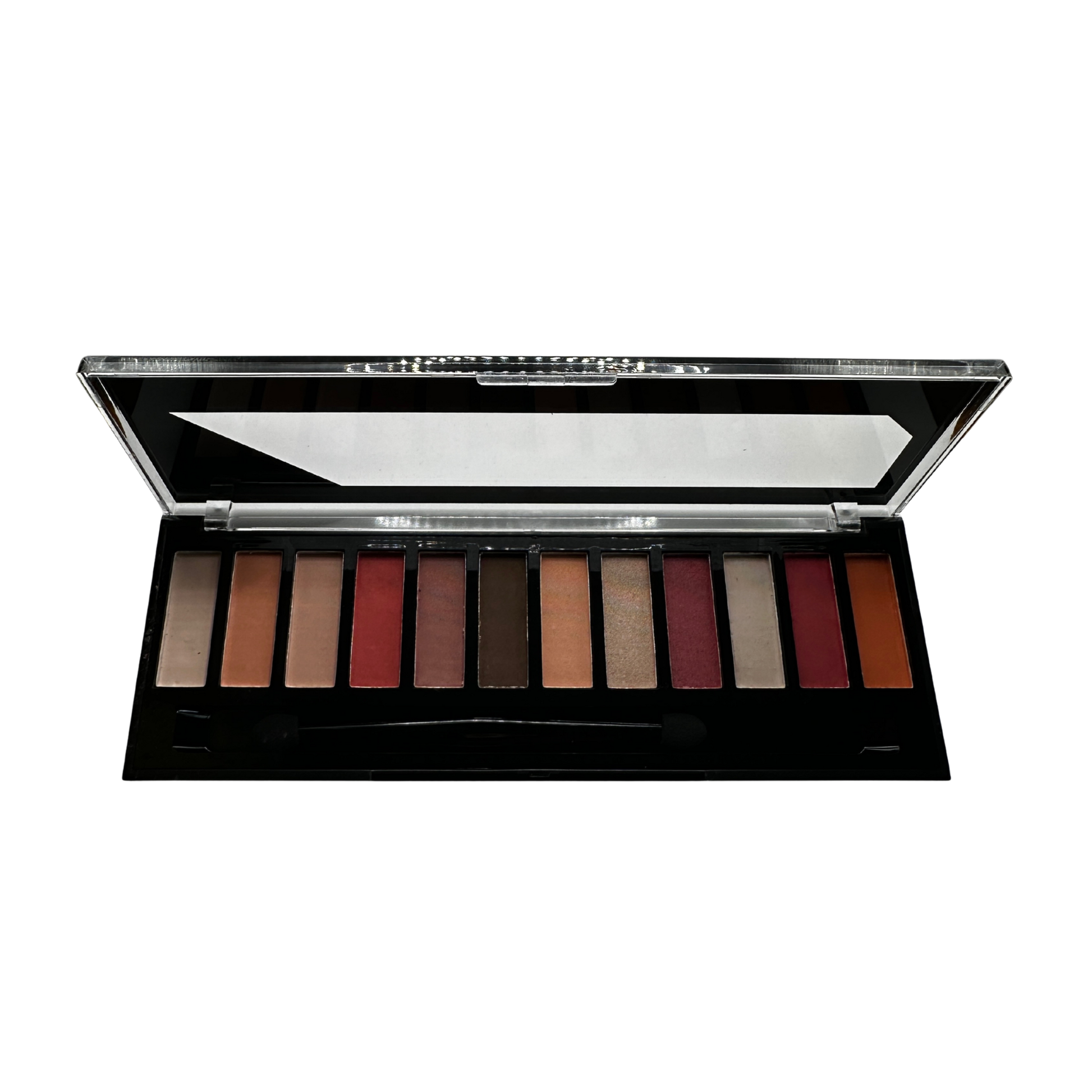 Ögonskugga palett med 12 färger från magic studio i skimrande och matta nyanser