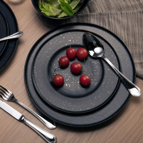 Modern House Tallrik Black Satin 29cm bordsdukad miljo