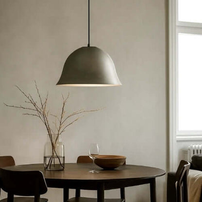 NORR11 Takpendel Cloche Two borstat aluminium over matbord